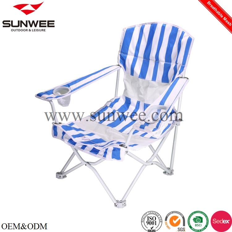 Reclining beach chair