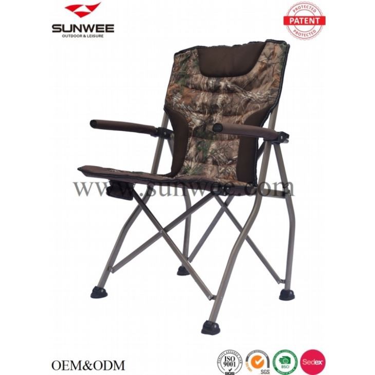 Adjustable armrest camping chair(001)
